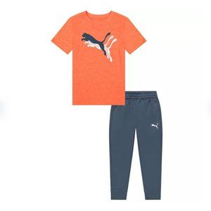 Puma Toddler Boys' 2 Piece Jogger Set ORange/Grey   Condition: New with tags